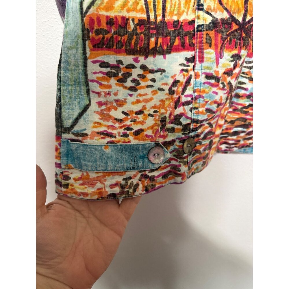 Multiples Cotton Jacket With Multi Color And Sequ… - image 7